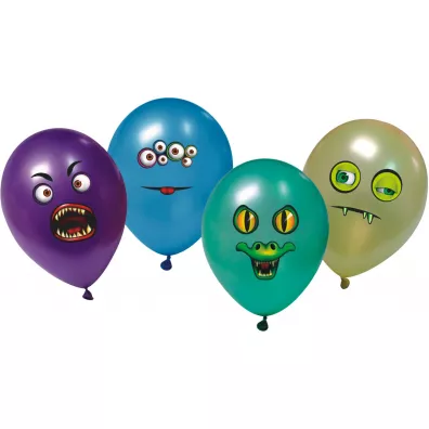 Arpex Balony dekoracyjne Potwory 6 szt.