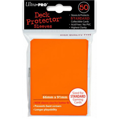 Ultra-Pro Deck Protector. Solid Orange 66 x 91 mm 50 szt.