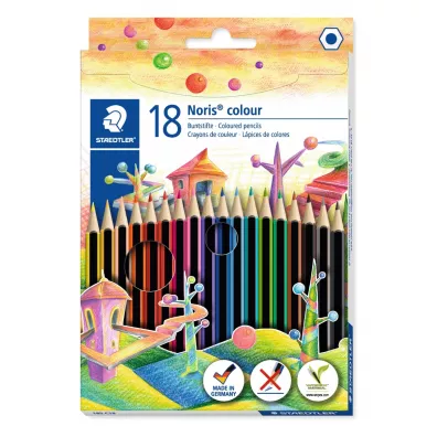 Staedtler Kredki o��wkowe Noris Colour, sze�ciok�tne 18 szt.