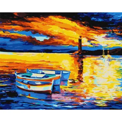 Ideyka Malowanie po numerach - Pomara�czowy spok�j 40x50cm