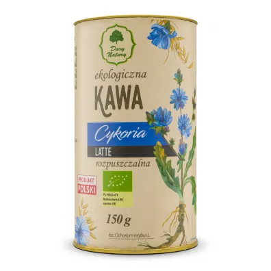 Dary Natury Kawa z korzenia cykorii latte rozpuszczalna 150 g Bio