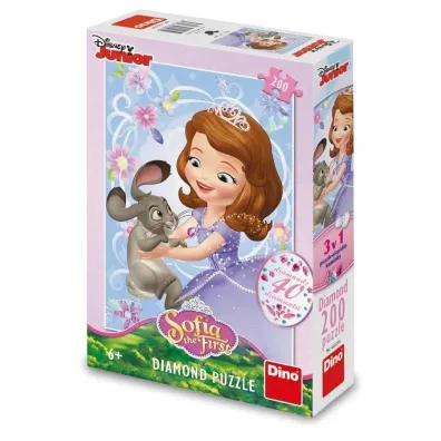 Puzzle z diamencikami Jej Wysoko�� Zosia 200el Dino Toys
