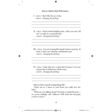 How to Talk so Kids Will Listen and Listen so Kids Will Talk