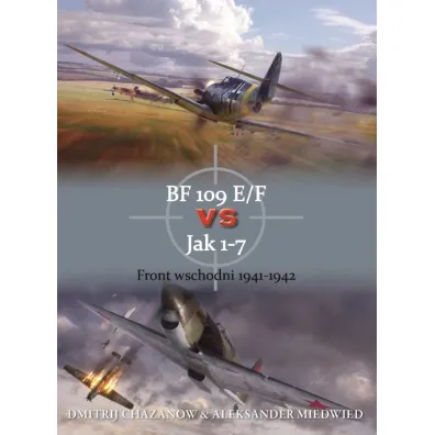 BF 109 E/E vs Jak 1-7 Front wschodni 1941-1942 - Aleksander Miedwied, Chazanow Dmitrij