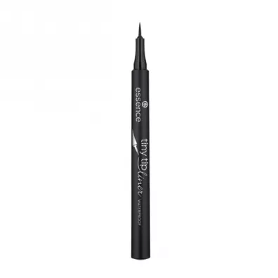 Essence Tiny Tip Liner Waterproof wodoodporny eyeliner w pisaku 01 Deep Black 1.1 ml