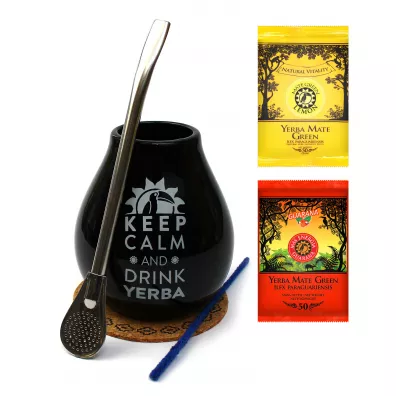 Zestaw startowy z Yerba Mate Green Lemon + Mas Energia Guarana 2 x 50 g