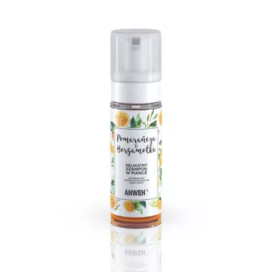 Anwen Szampon w piance do normalnej i przet�uszczaj�cej si� sk�ry g�owy Pomara�cza & Bergamotka 170 ml