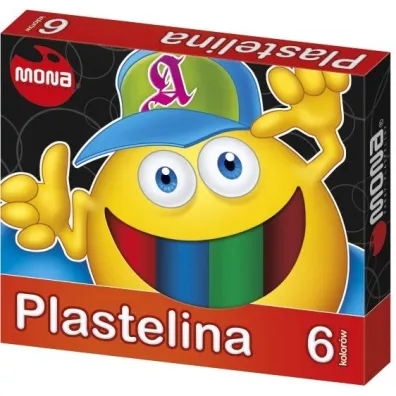 Plastelina MONA 6x15g
