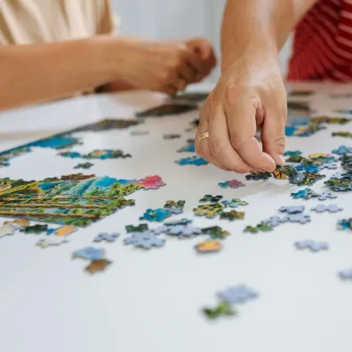 Puzzle panoramiczne 1000 el. Nad jeziorem Schliersee Trefl