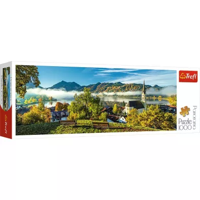 Puzzle panoramiczne 1000 el. Nad jeziorem Schliersee Trefl