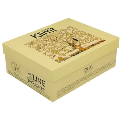 Duo Sp. z o.o. Zestaw filianek espresso Klimt Ecru Tree Of Life 2 x 90 ml 2 szt.