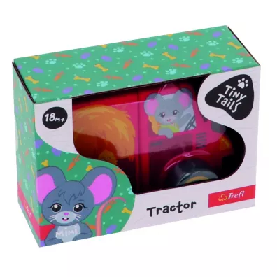 Zabawka drewniana - Traktor Tiny Tails TREFL