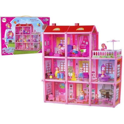 Domek dla lalek rowy Leantoys