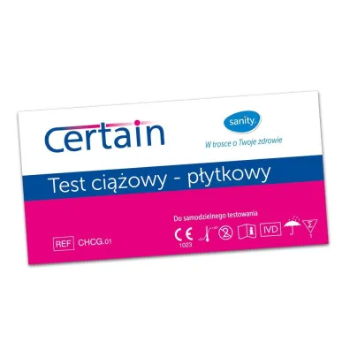 Sanity Certain test ci��owy p�ytkowy 1 test