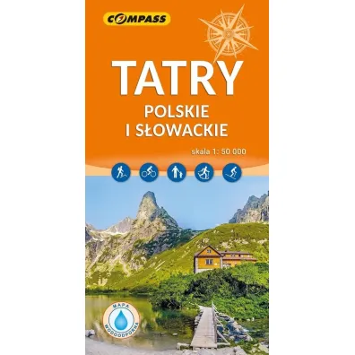 Tatry Polskie i S�owackie. Mapa turystyczna w skali 1:50 000 (wersja wodoodporna)