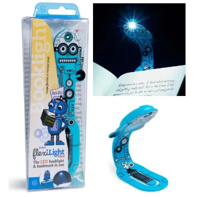 Thinking Gifts Flexilight Pals Robot Blue - Lampka do ksi��ki