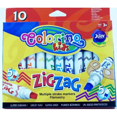 Patio Flamastry Zig Zag Colorino Kids 10 szt.