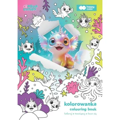 Kolorowanka Aqua Cuties A4 HAPPY COLOR