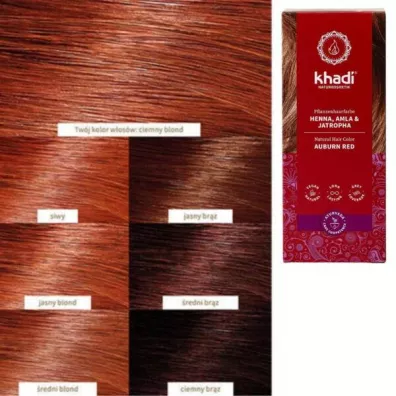 Khadi Henna naturalna z aml� i jatroph� 100 g