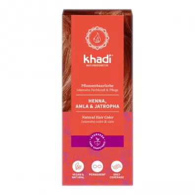 Khadi Henna naturalna z aml� i jatroph� 100 g