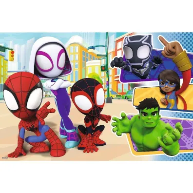 Puzzle Maxi 24 el. Spidey and his Amazing Friends. Marvel. Spidey i przyjaciele Trefl