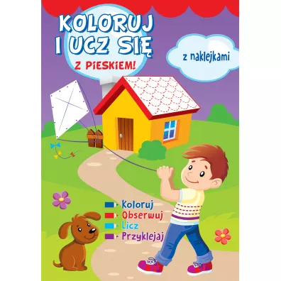 Koloruj i ucz si� z pieskiem!
