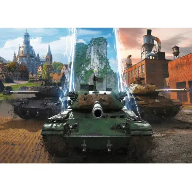 Puzzle 500 el. World of Tanks: Czas na akcj�! Trefl