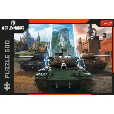 Puzzle 500 el. World of Tanks: Czas na akcj�! Trefl