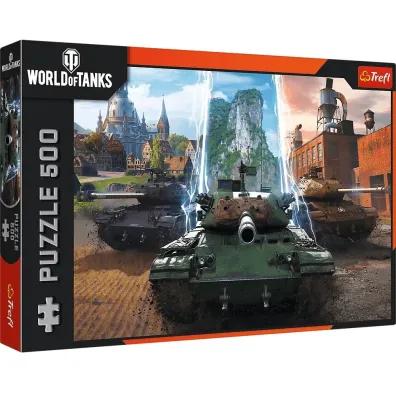 Puzzle 500 el. World of Tanks: Czas na akcj�! Trefl