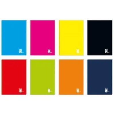 Interdruk Zeszyty A5 One Color kratka 96 kartek 10 szt.