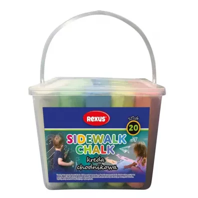 Beniamin Kreda chodnikowa w plastikowym wiaderku 20 szt.