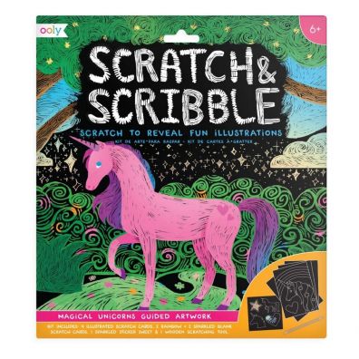 Zdrapywanki Scratch & Scribble Magiczne jednoroce Ooly