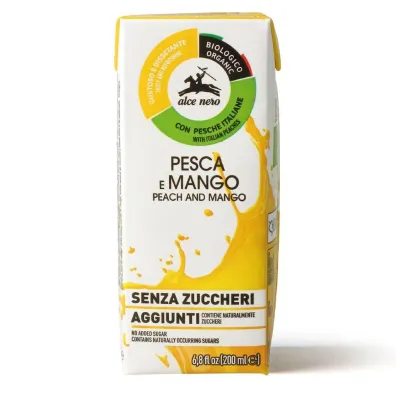 Alce Nero Nap�j brzoskwinia - mango 200 ml Bio