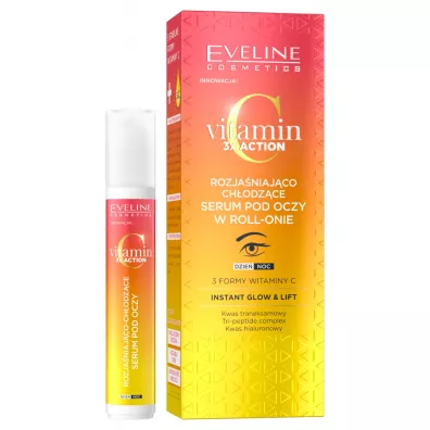 Eveline Cosmetics Vitamin C 3x Action serum pod oczy w roll-onie 15 ml