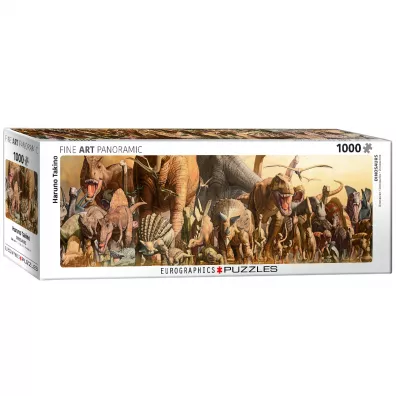 Puzzle panoramiczne 1000 el. Dinozaury, Haruo Takin Eurographics
