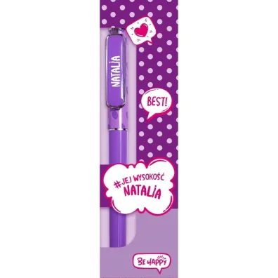 Be-Happy Gifts D�ugopis Pop Art - Natalia
