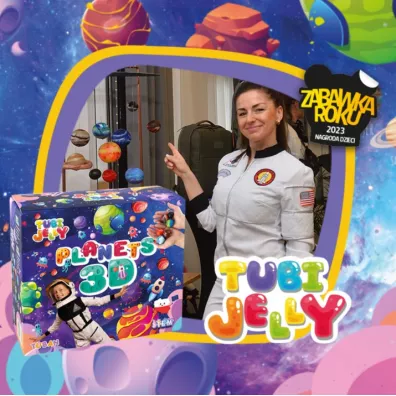 Zestaw Tubi Jelly Planety 3D Tuban