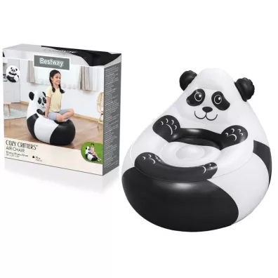 Dmuchany fotel panda 72x72x64cm