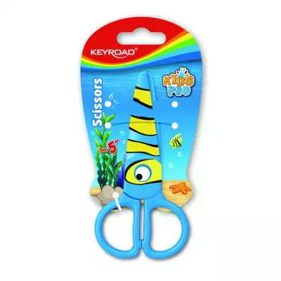 Keyroad No�yczki szkolne ryba blister 5cm