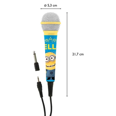 Mikrofon z projektorem Minionki MIC100DES