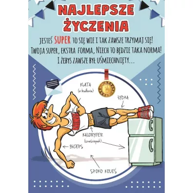 Stamp Karnet Comic B6 + koperta wz�r nr 19 Urodziny