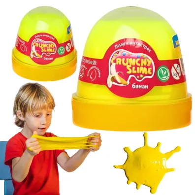 Glutek Slime Crunchy Masa Plastyczna Elastyczna Rozci�gliwa Wyrazisty Zapach Lovin