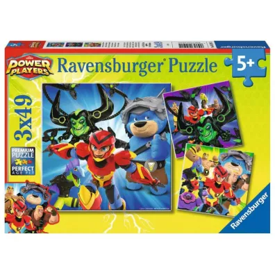 Puzzle 3 x 49 el. Power Players Ravensburger
