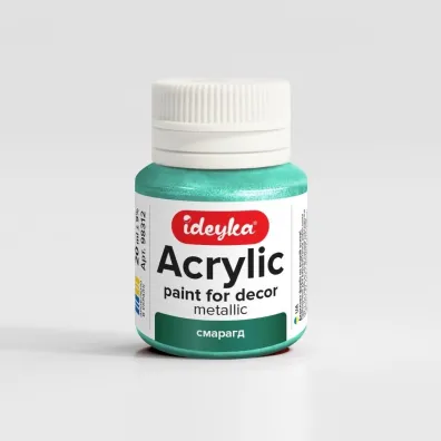 Farba akrylowa metaliczna Szmaragd 20ml