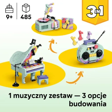 LEGO Creator Dekoracyjny fortepian z kotem 31392