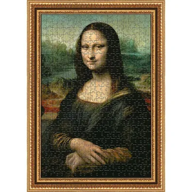 Puzzle Puzzlorama 500 el. Mona Lisa, Leonardo da Vinci Trefl