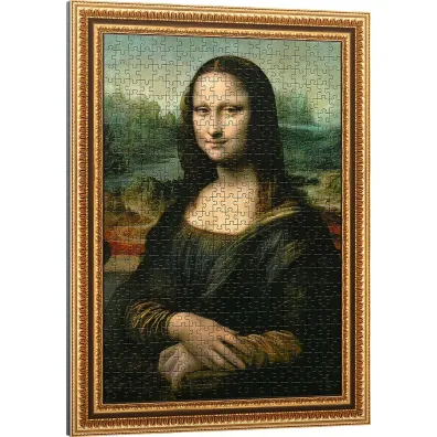 Puzzle Puzzlorama 500 el. Mona Lisa, Leonardo da Vinci Trefl