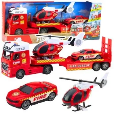 Stra� z helikopterem d�wi�kiem i �wiat�em LeanToys