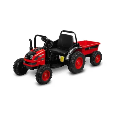 Pojazd akumulator traktor Hector red