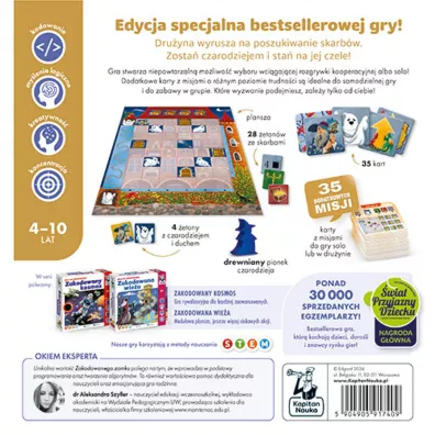 Zakodowany zamek. Gra na kodowanie. Edycja specjalna. Kapitan Nauka